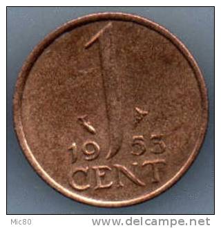 Pays-Bas 1 Cent 1953 Ttb - 1948-1980: Juliana