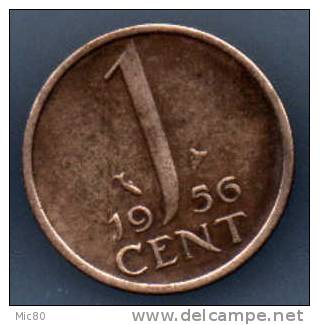 Pays-Bas 1 Cent 1956 Ttb - 1948-1980 : Juliana