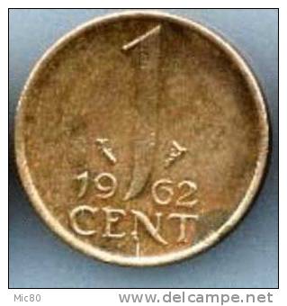 Pays-Bas 1 Cent 1962 Ttb+ - 1948-1980: Juliana