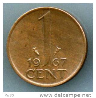 Pays-Bas 1 Cent 1967 Ttb - 1948-1980 : Juliana