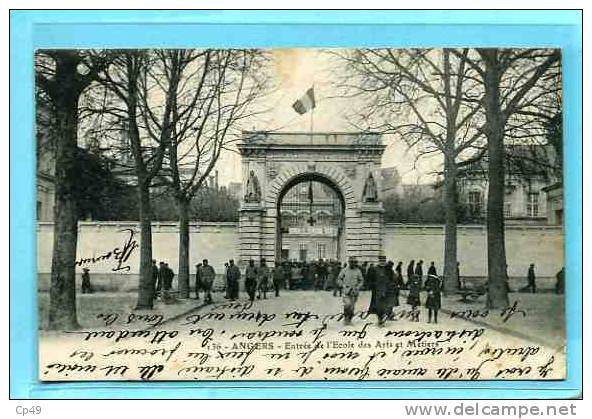 B - 49 - ANGERS - Entré De L'école Des Arts Et Métiers - Angers