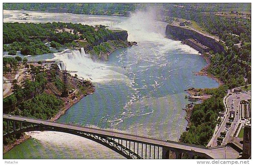 Chutes Niagara Falls Pont Bridge - 1965 - - Écrite - Niagarafälle