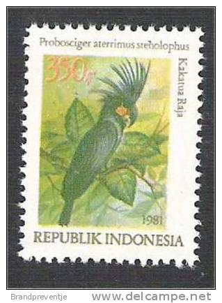 Indonesia - Scott 1166b  (mint) Cockatoo - Pappagalli & Tropicali