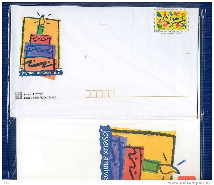 France Entier Postal Yvert No. 3046-E1 JOYEUX ANNIVERSAIRE - BOUGIE SUR UN GATEAU - NEUF Sous Blister - Prêts-à-poster:  Autres (1995-...)