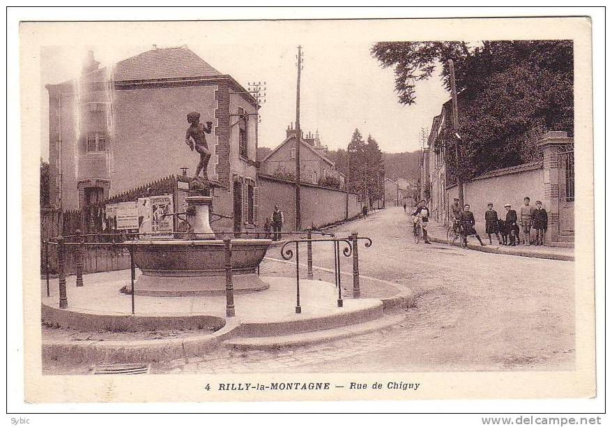 RILLY LA MONTAGNE - Rue De Chigny - Rilly-la-Montagne