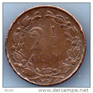 Pays-Bas 2 1/2 Cents 1880 B+/tb - 1849-1890 : Willem III