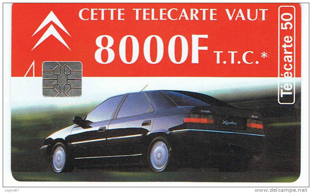 TELECARTE F 537 A 970 JG CITROËN XANTIA - 50 Einheiten