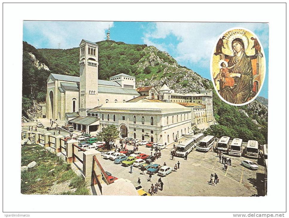 AVELLINO - SANTUARIO DI MONTEVERGINE - Panorama Del SANTUARIO - ANIMATA-AUTO-BUS - Nuova - In Buone Condizioni - DC2234. - Avellino