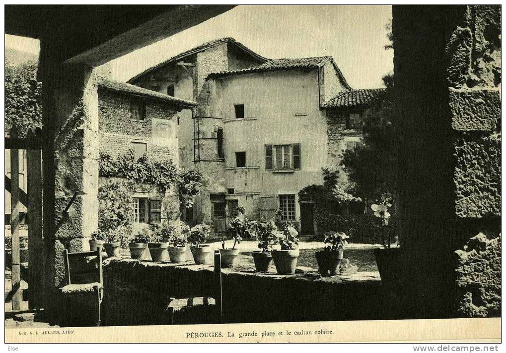 01 PEROUGES  -  CIELS ET SOURIRES DE FRANCES 1934  -  10 PAGES - Rhône-Alpes