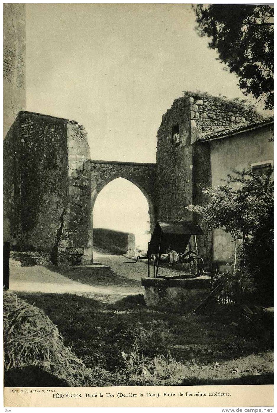 01 PEROUGES  -  CIELS ET SOURIRES DE FRANCES 1934  -  10 PAGES - Rhône-Alpes