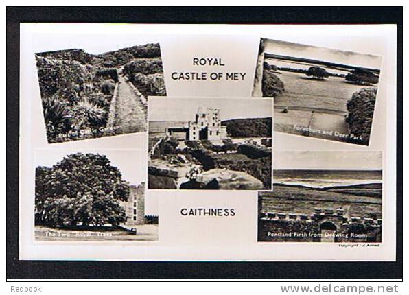 Super Real Photo Multiview Postcard Royal Castle Of Mey Caithness Scotland - Ref 259 - Caithness