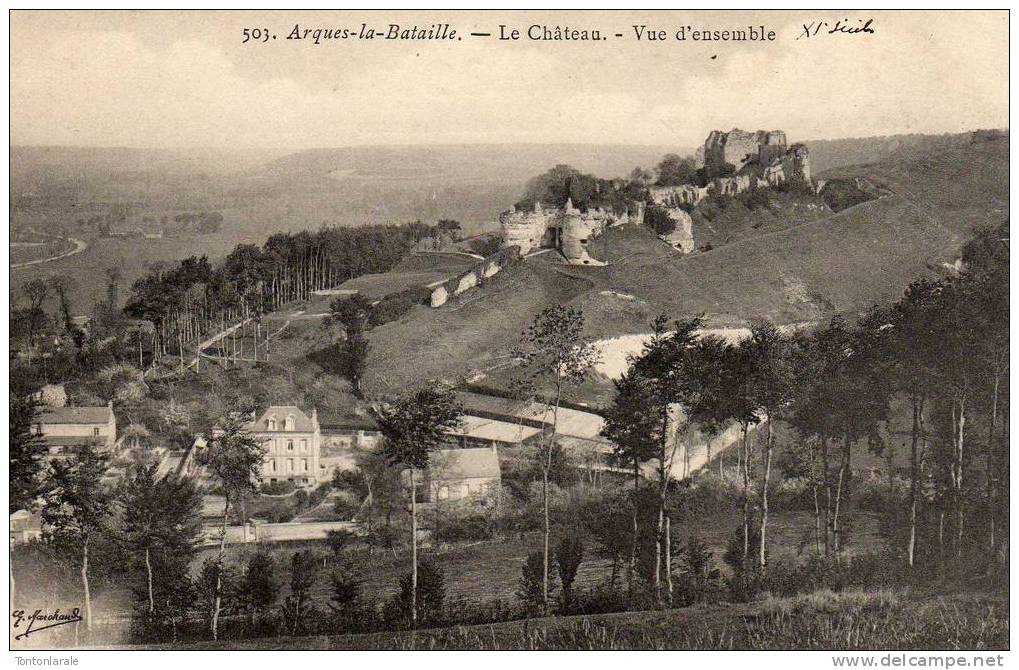 CPA - ARQUES LA BATAILLE - LE CHATEAU - VUE D'ENSEMBLE - Arques-la-Bataille