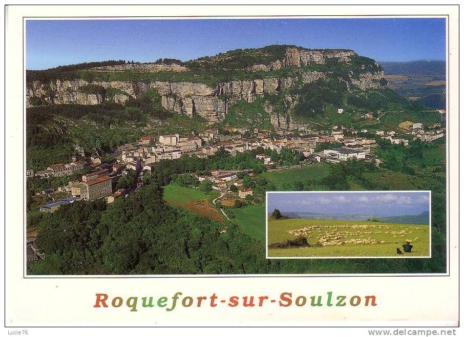 ROQUEFORT SUR SOULZON  -  2 Vues - Roquefort