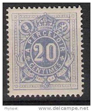 BELGIQUE Taxe 1870 N°2 Charniére * Affaire 25% Cote - Stamps