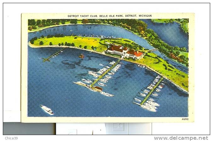 001878  -  Detroit Yacht Club, Belle Isle Park , Detroit - Other & Unclassified