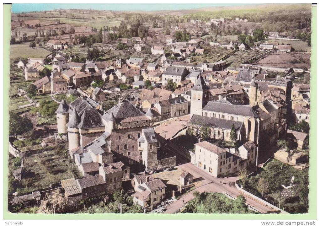 LOT.LA CAPELLE-MARIVAL.UN CHATEAU HISTORISQUE EN AVION AU DESSUS DE   ...MODERNE - Lacapelle Marival