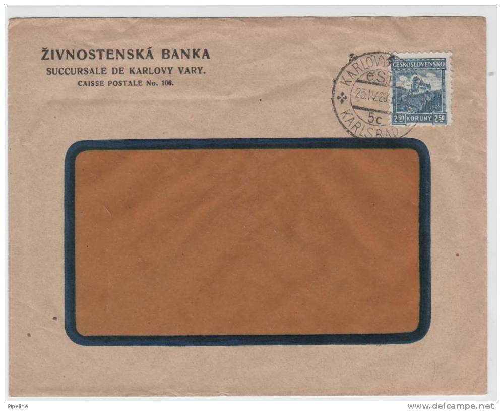 Czechoslovakia Cover 25-4-1928 - Lettres & Documents