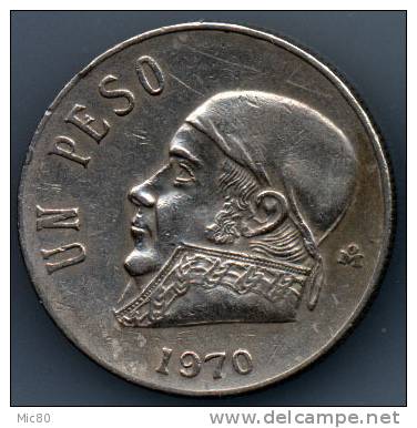 Mexique 1 Peso 1970 Ttb - Mexique