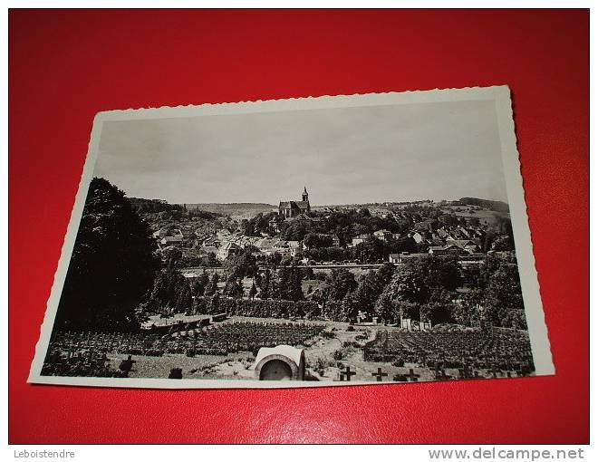 CPSM VOYAGEE 1952-68-HAUT-RHIN-ALTKIRCH VUE GENERALE AVEC CIMETIERE MILITAIRE-PHOTO RECTO /VERSO - Altkirch