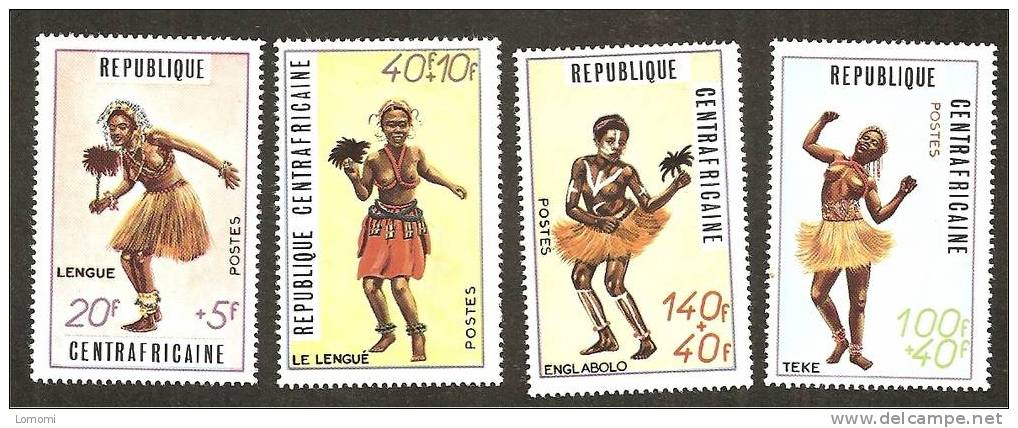 Centre Afrique  Neuf  Sans  Charniéres  .  . Rare  . - Dance