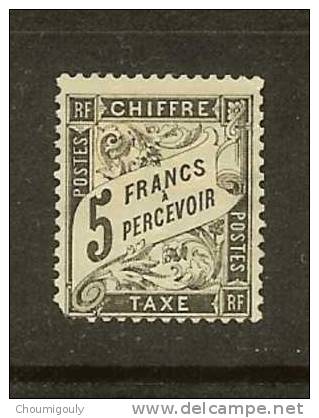 FRANCE TAXE 24 "TYPE DUVAL 5F"OBLIT,VALEUR:4000? A VOIR - 1859-1959 Nuevos