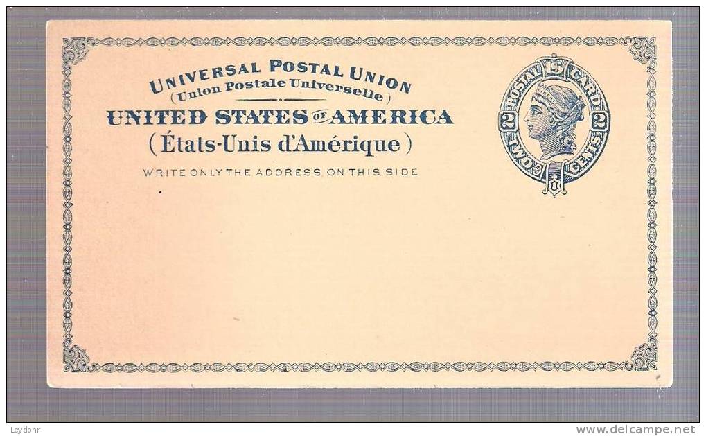 United States - Postal Card - Liberty Head - Scott # UX6 - ...-1900