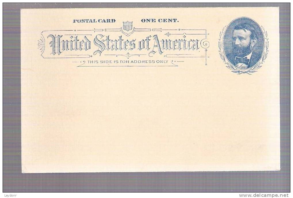 United States - Postal Card - Grant - Scott # UX11 - ...-1900