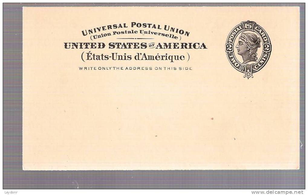 United States - Postal Card - Liberty - Scott # UX16 - ...-1900