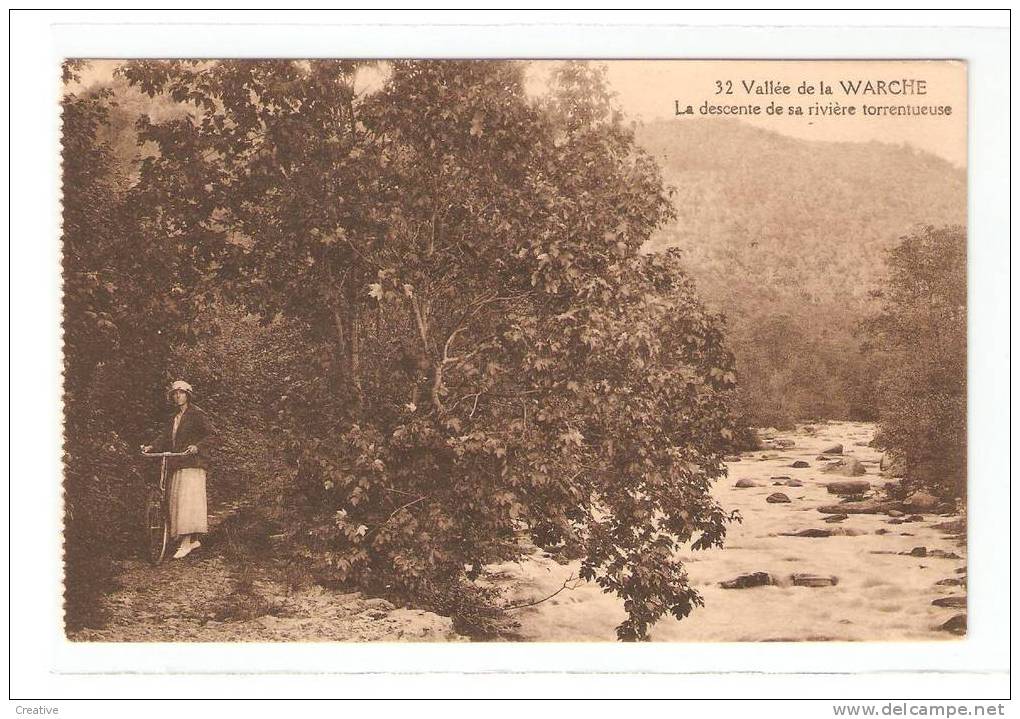 Malmédy. - Vallée De La Warche.La Descente De Sa Rivière Torrentueuse.(cpa Animée) - Malmedy