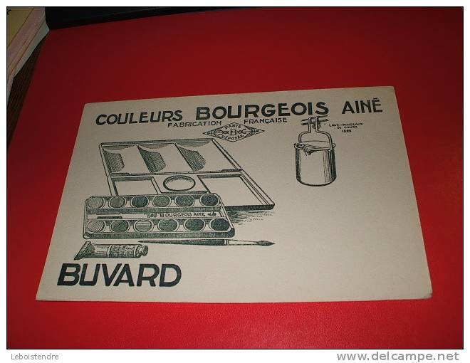 BUVARD : COULEURS BOURGEOIS AINE -TAILLE  : 20 CM X 13.5  CM - Stationeries (flat Articles)