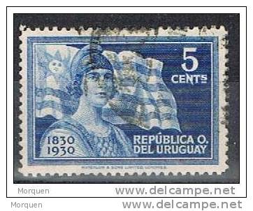 Lote 6 Sellos URUGUAY, Yvert  Num 60, 75, 77, 191, 206, 198 º - Uruguay