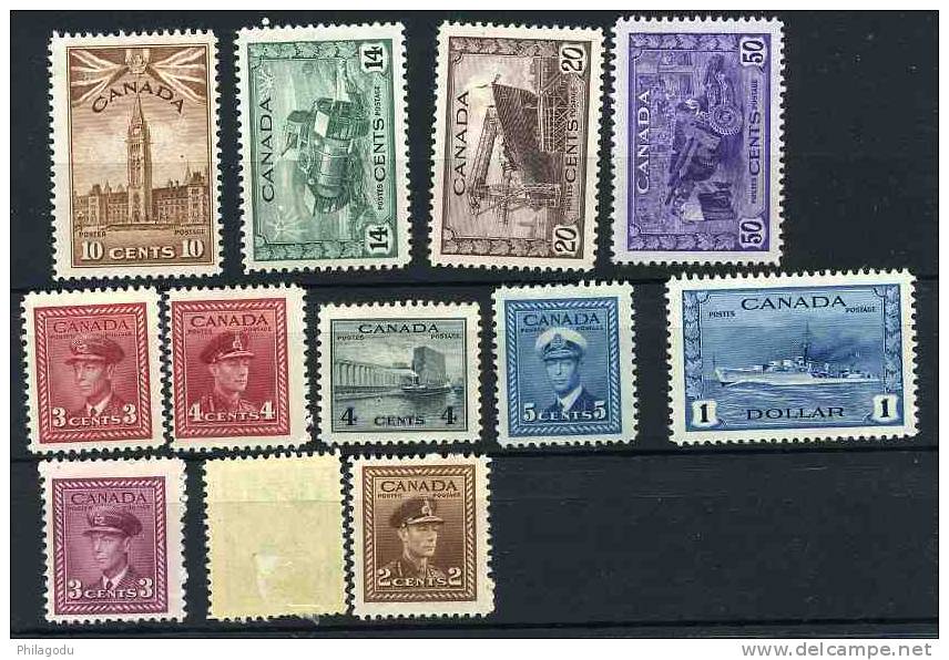 Belle Série Courante 142  Avec Charnière  +  All Mint Hinged  LH  Cote 130 CDN $  The 160 Well Centered - Unused Stamps