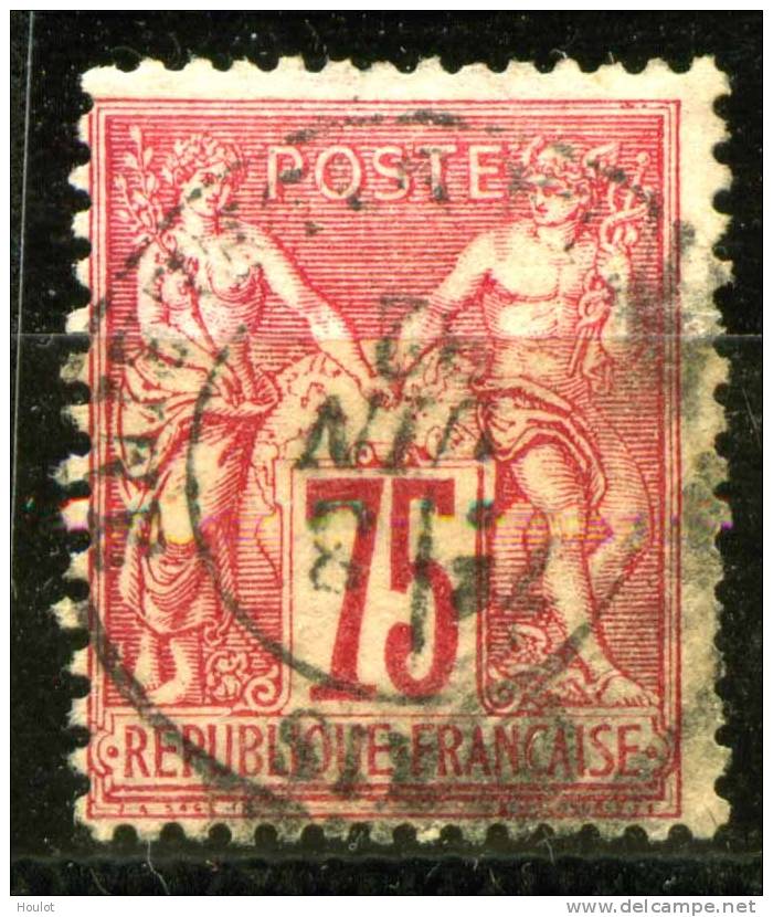 Frankreich Mi.N° 66 I  Dallay N° 70   Gest./oblit 1876 Allegorien; Type Sage - 1876-1878 Sage (Typ I)