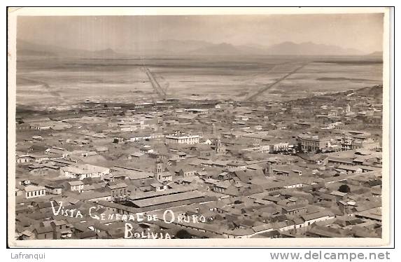 BOLIVIE- Ref 37- Vista Generale De Oruro - Bolivia  - Bon Etat - Bolivie