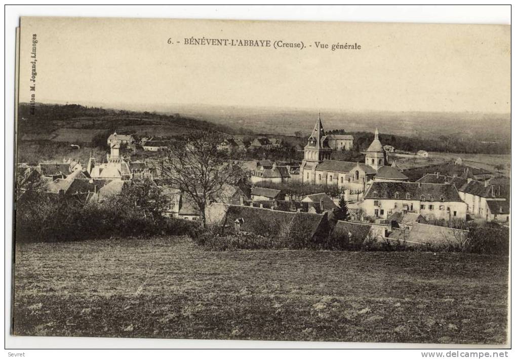 BENEVENT - L'ABBAYE -- Vue Générale. Très Beau Cliché.. - Benevent L'Abbaye