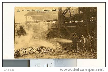 002030  -  Usines Métallurgiques Du Hainaut, Couillet ( Belgique )  Extinction Du Coke - Industrial