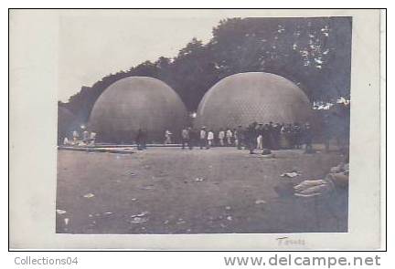 37 / TOURS / FETES AERONAUTIQUE DE JUIN 1908/ COURSE DES 7 BALLONS / CARTE PHOTO DES ETS PHOTOGRAPHIQUE  ROMAIN A TOURS - Dirigibili