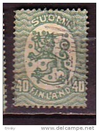 L5192 - FINLANDE FINLAND Yv N°112a CHIFFRES PLUS LARGES - Used Stamps