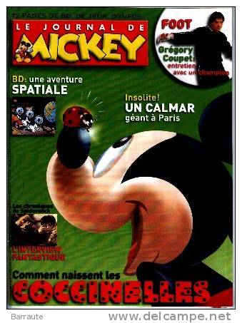 LE JOURNAL De MICKEY N° 2913 Du 16/04/2008 " Poster Alain BERNARD " - Journal De Mickey