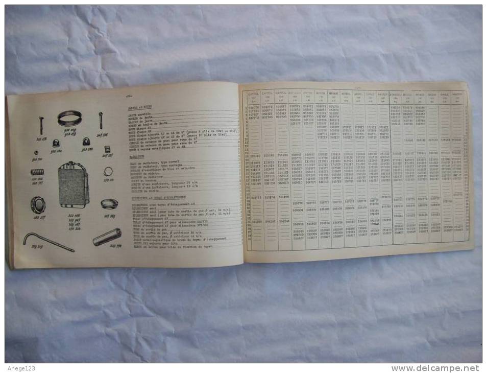 Catalogue De Pieces Detachees Adaptables A Tous Types De Voitures Et Camions Chevrolet 4 Et 6 Cylindres - Auto