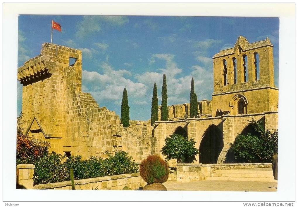 Chypre: Girne, Balapayis, Kipris, Balapayis Kalesi, Kyrenia, Bellapais, Bellapais Castle (07-3207) - Cyprus