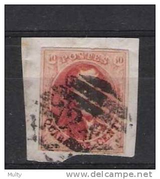 Belgie OCB 12 (0) Op Fragment - 1858-1862 Medaillen (9/12)