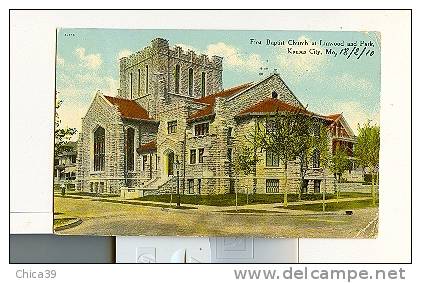 002066  -  First Baptist Church At Linwood And Park,  Kansas City, Mo - Other & Unclassified