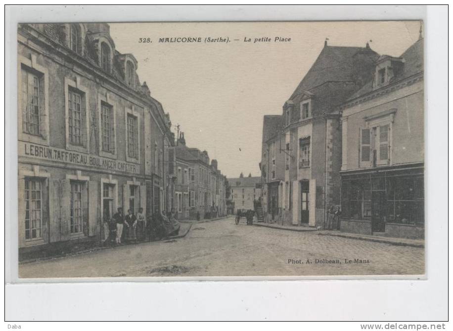 MALICORNE.  LA PETITE PLACE. - Malicorne Sur Sarthe