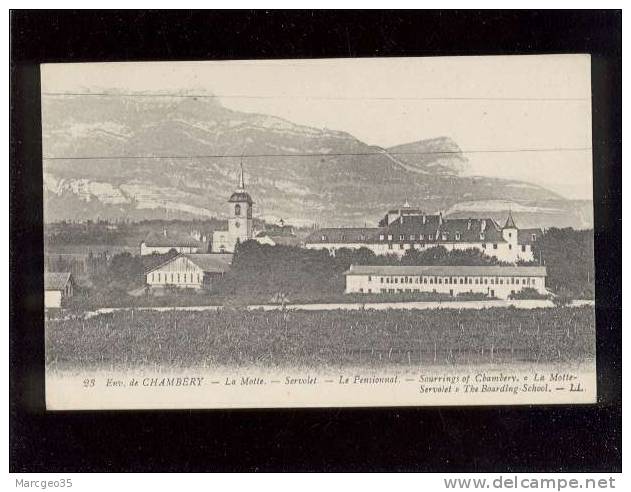 Env.de Chambéry La Motte Servolet Le Pensionnat édit.LL N° 23 Belle Carte - La Motte Servolex