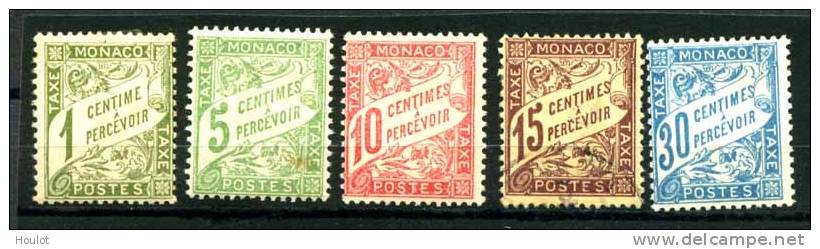 Monaco Mi.N° Porto 1 - 5 Dallay Porto 1 -  1904. Ziffernzeichnung - Taxe