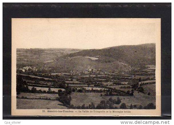 89 QUARRE LES TOMBES Vue Générale, Vallée Du Trinquelin, Montagne Brulée, Ed Robart 19, 193? - Quarre Les Tombes