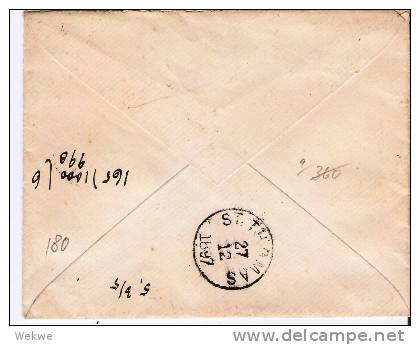 Col075/ KOLUMBIEN -  Colon-Dän. Westindien 1897, 10 Cent Panama-Istmus - Kolumbien