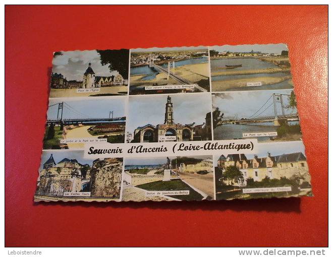 CPSM-1963  (44-LOIRE ATLANTIQUE ) SOUVENIR D'ANCENIS-DIVERSES VUES-CARTE EN TRES BON ETAT - Ancenis