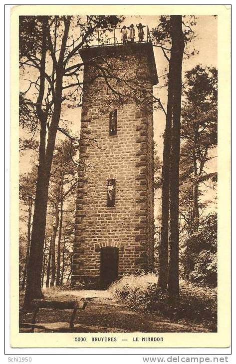 JP  -     88 -    BRUYERES  . MIRADOR . 1935 . - Bruyeres